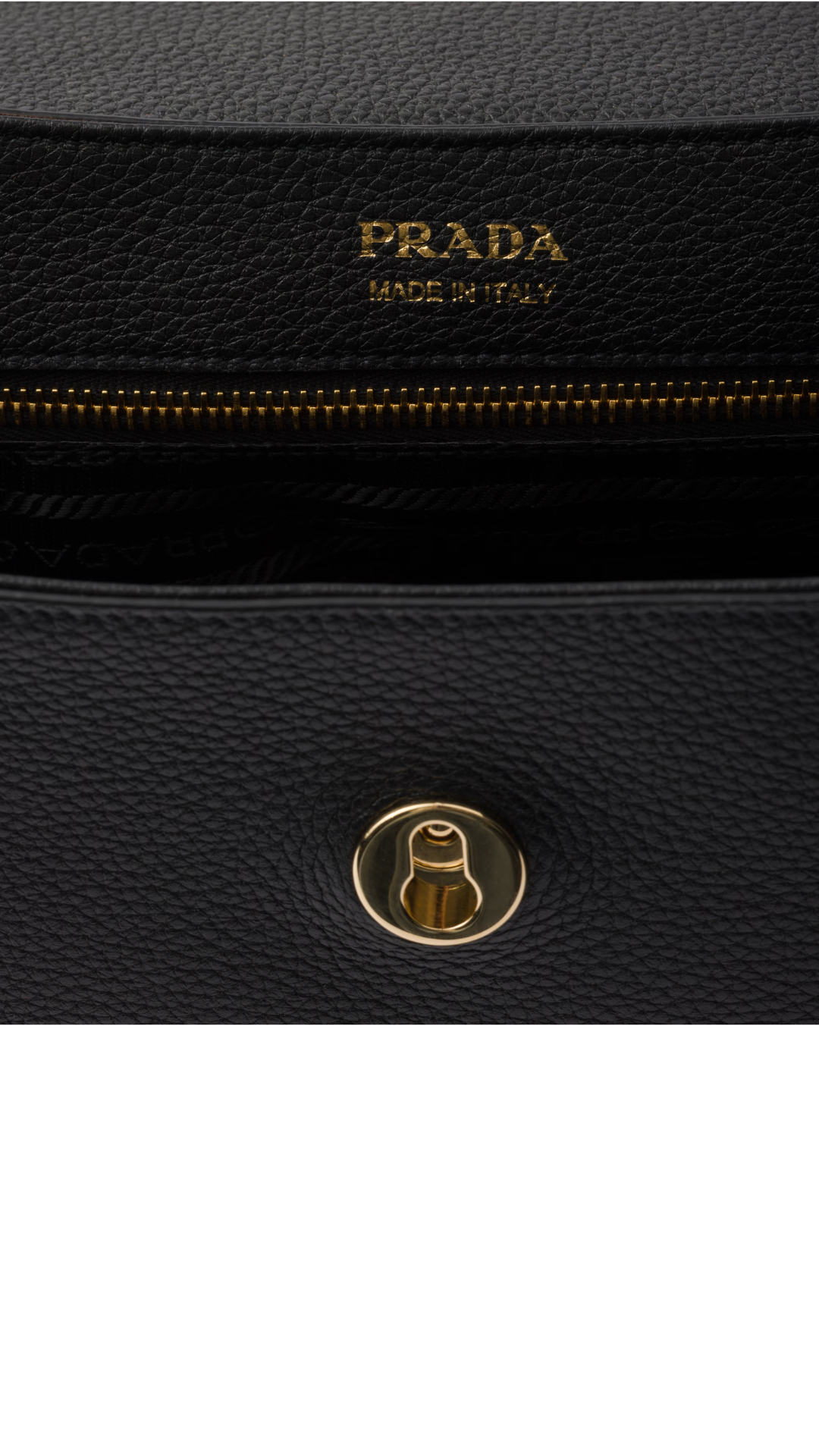 Small Leather Shoulder Bag in Black