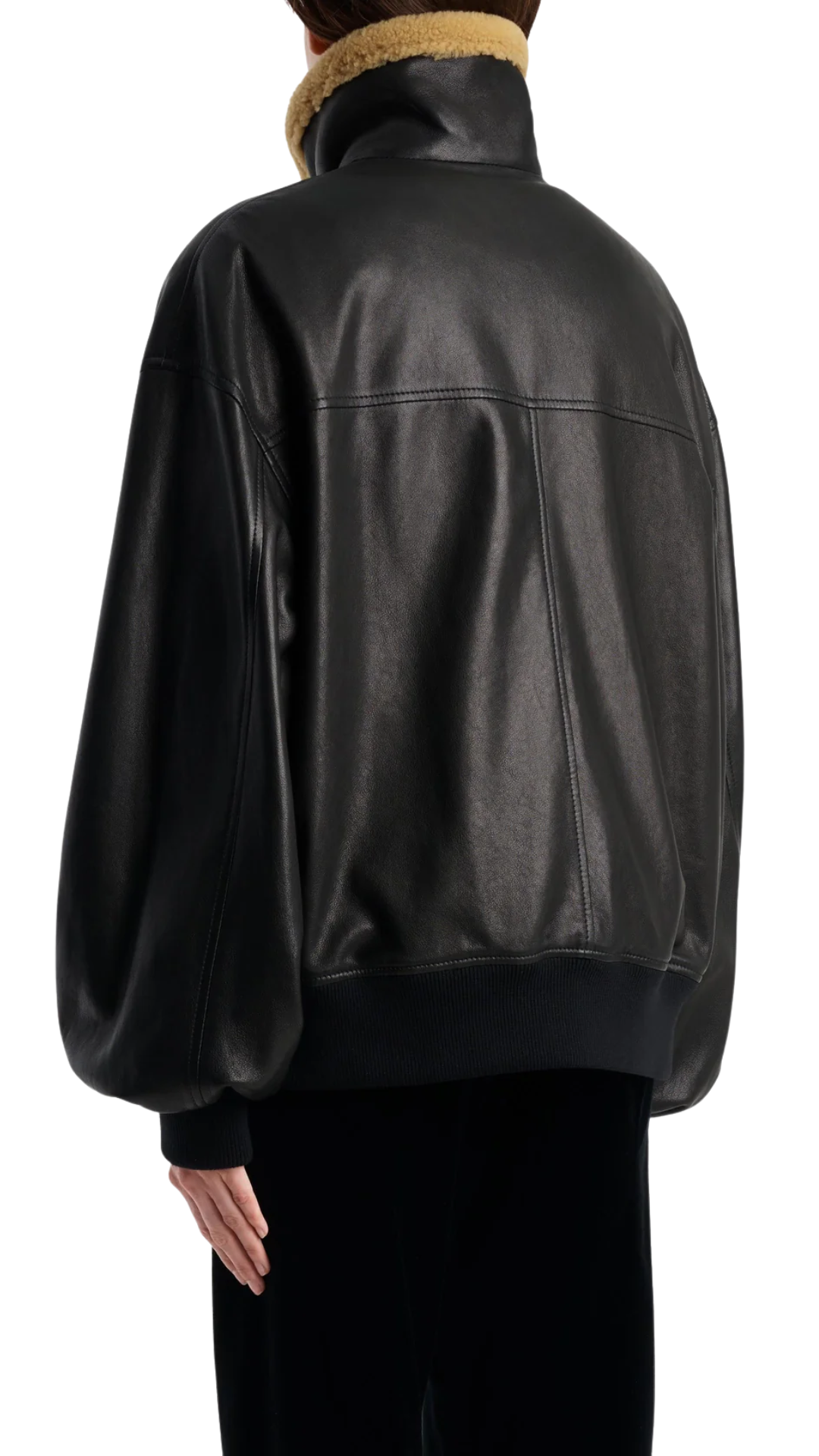 Sandor Jacket in Black Leather