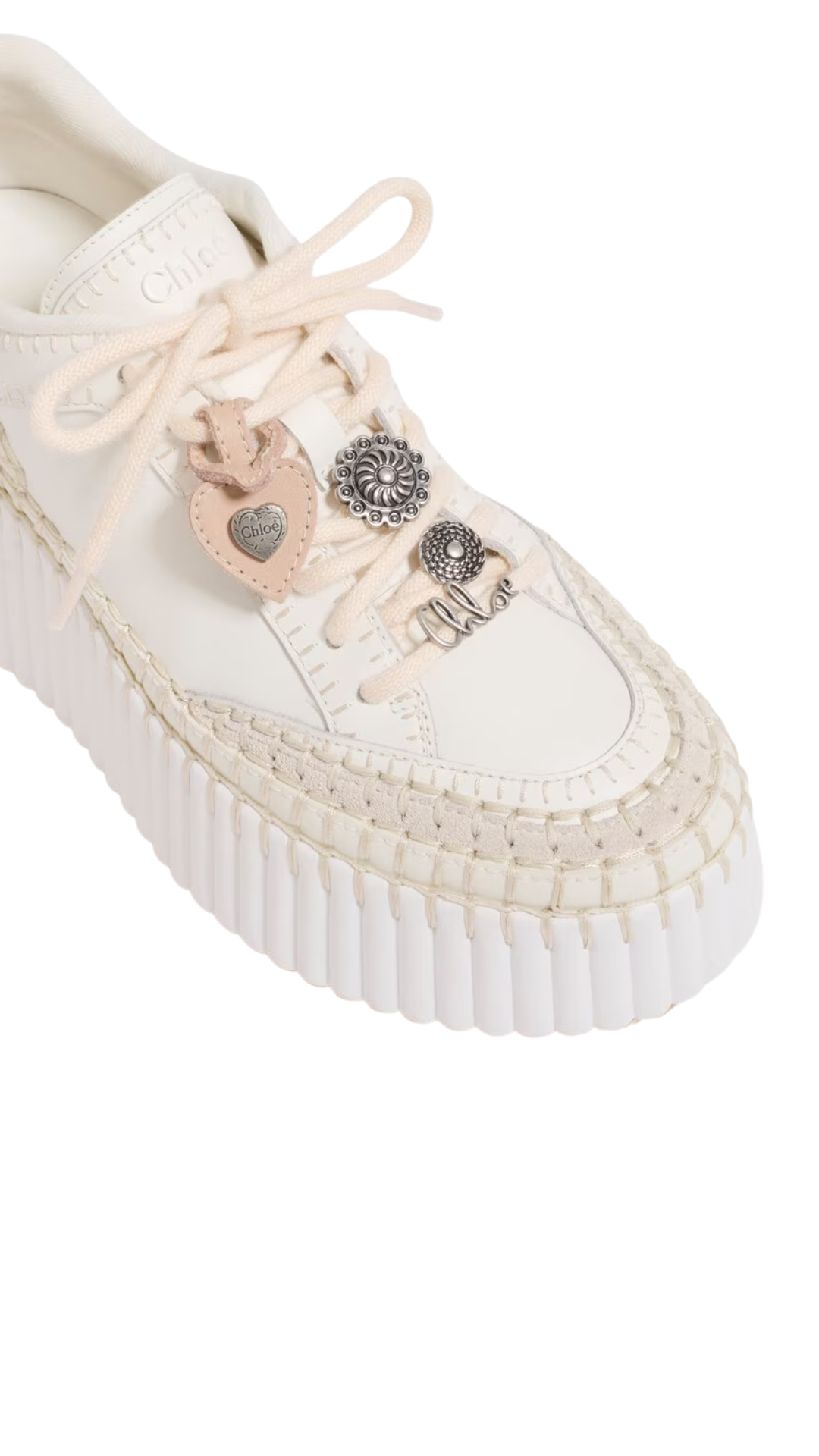 Nama Wedge Sneaker in Lovely White