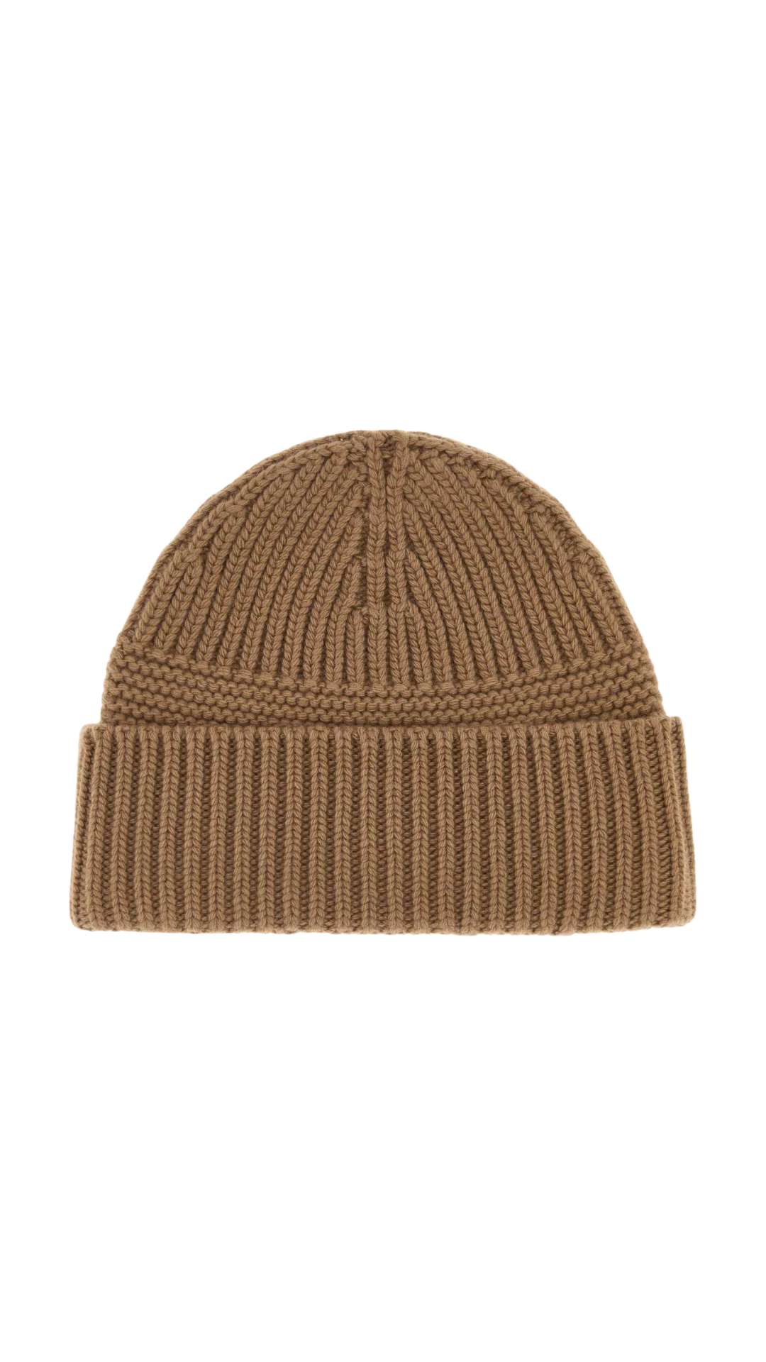Wool and Cashmere Beanie in Beige