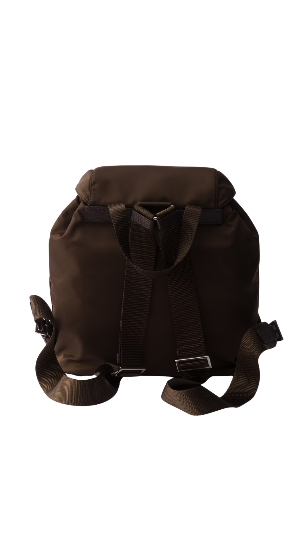 Small Re-Nylon Backpack in Sienna