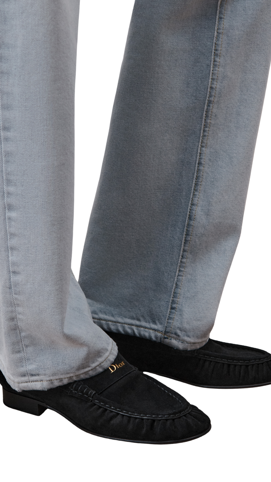 Dior Tailor Loafer in Black Suede Calfskin