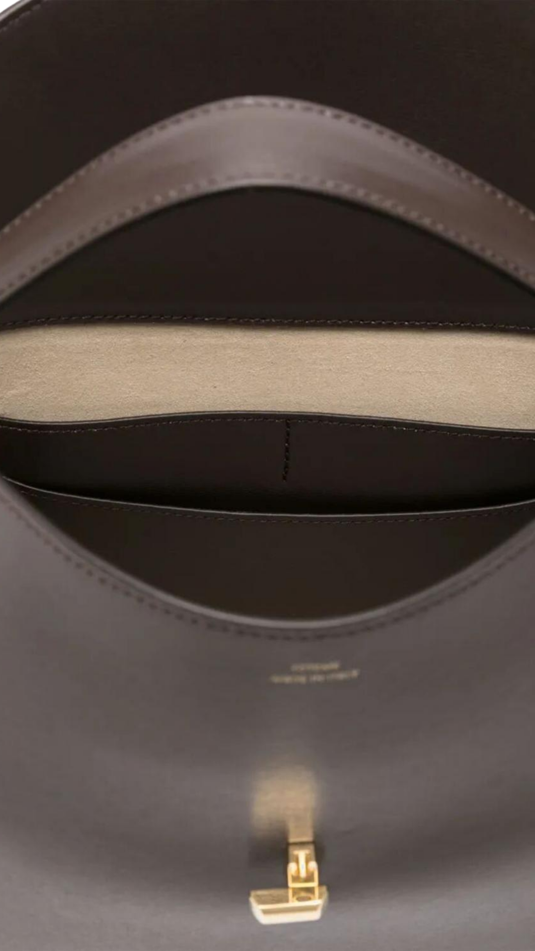 T-Lock Handbag in Brown Smooth