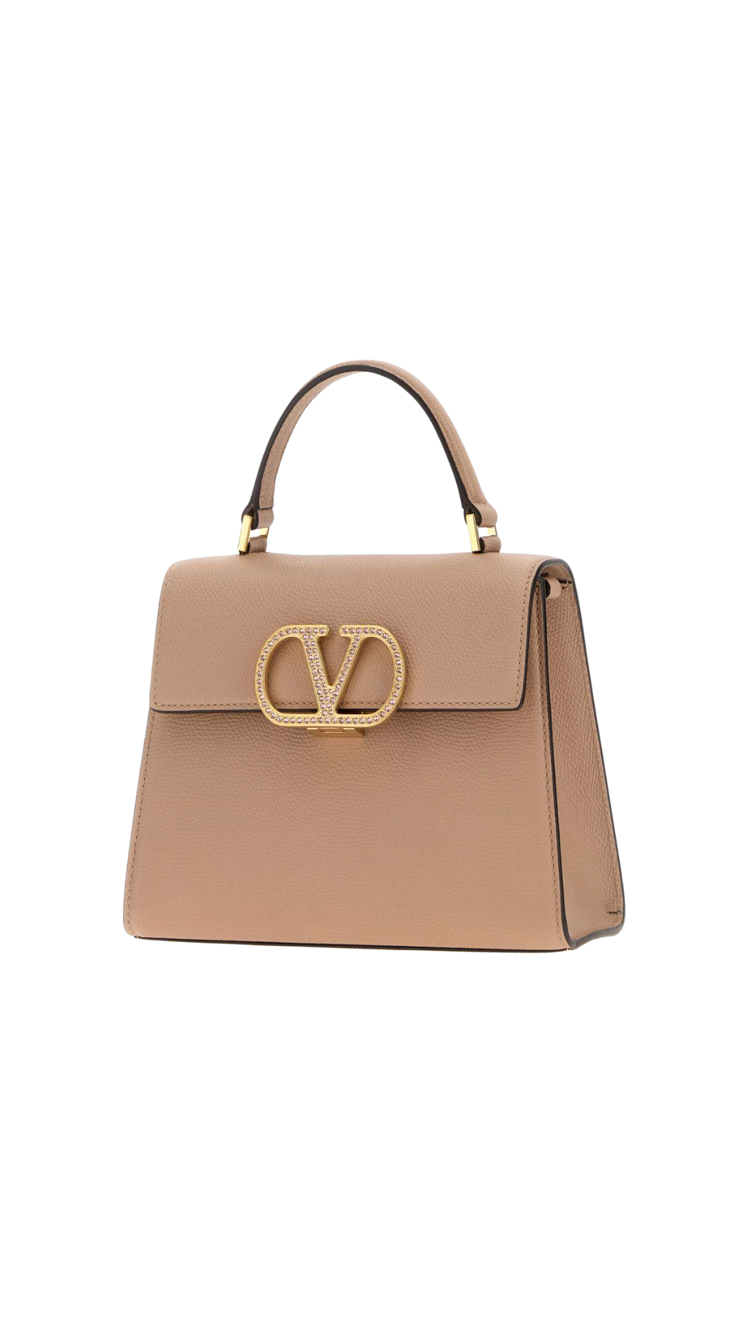 Small Vsling Handbag With Jewel Logo in Pink