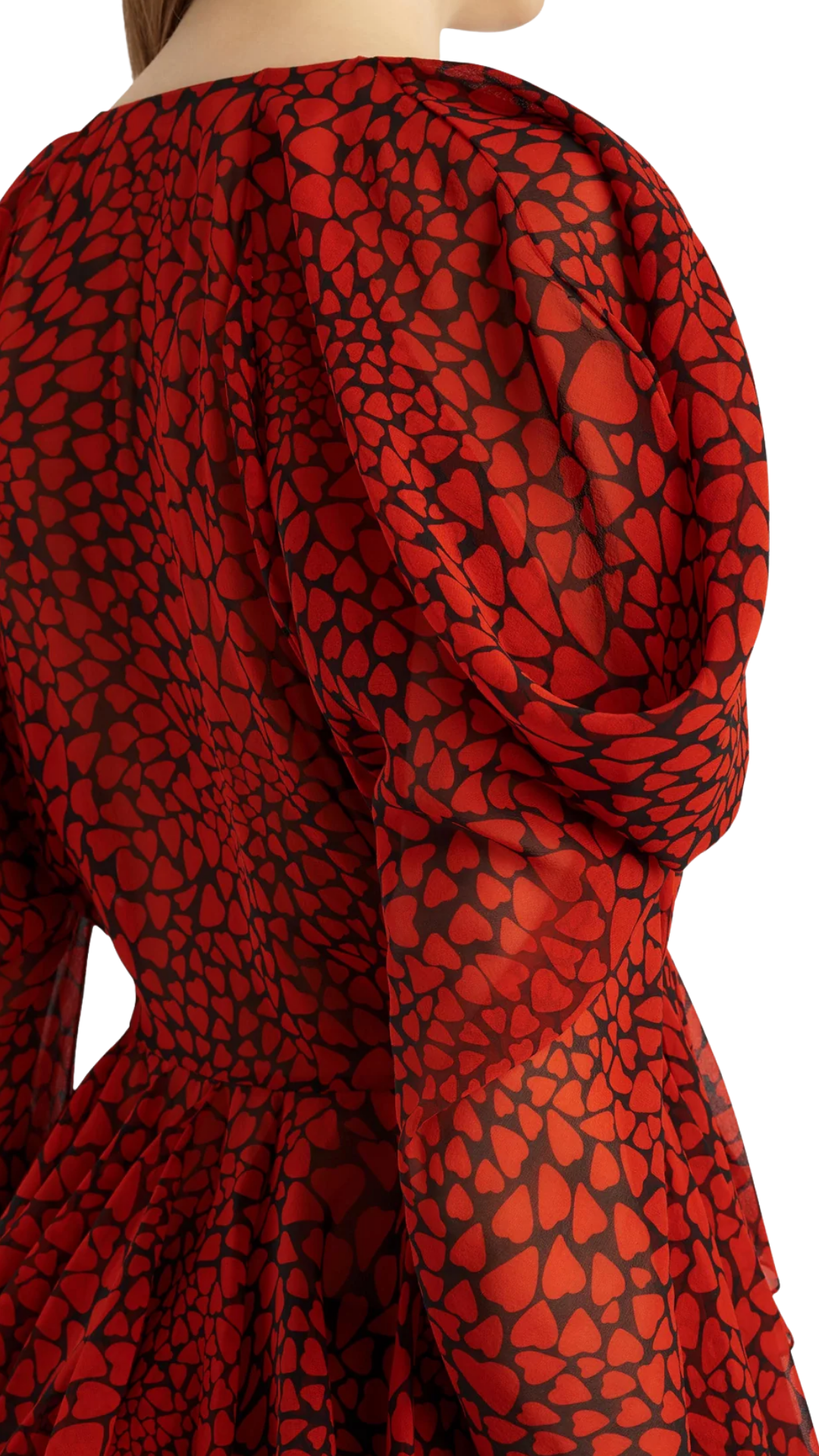 Tylar Top in Black and Red