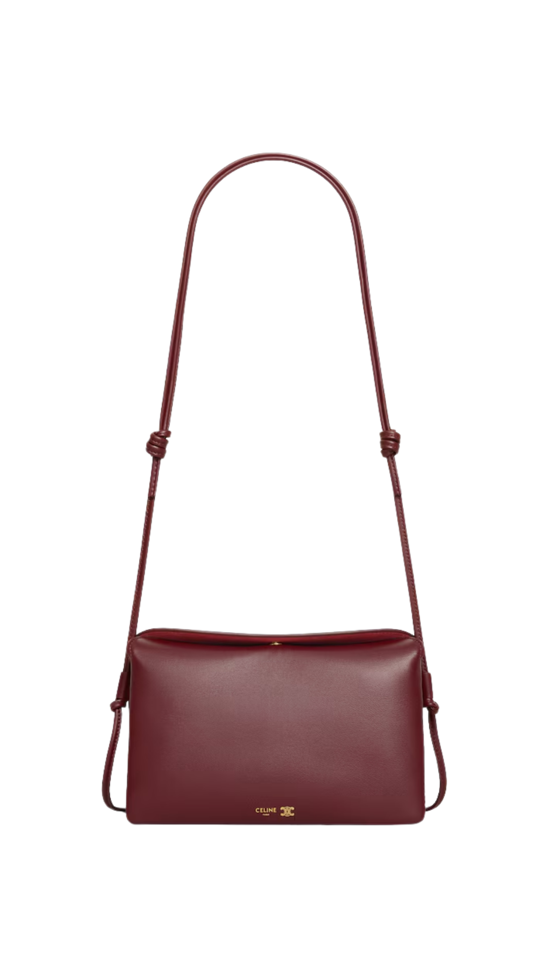 Trio Flap in Syrah Smooth Lambskin