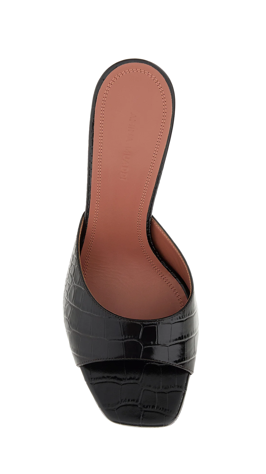 Dark Brown Leather Lupita Mules