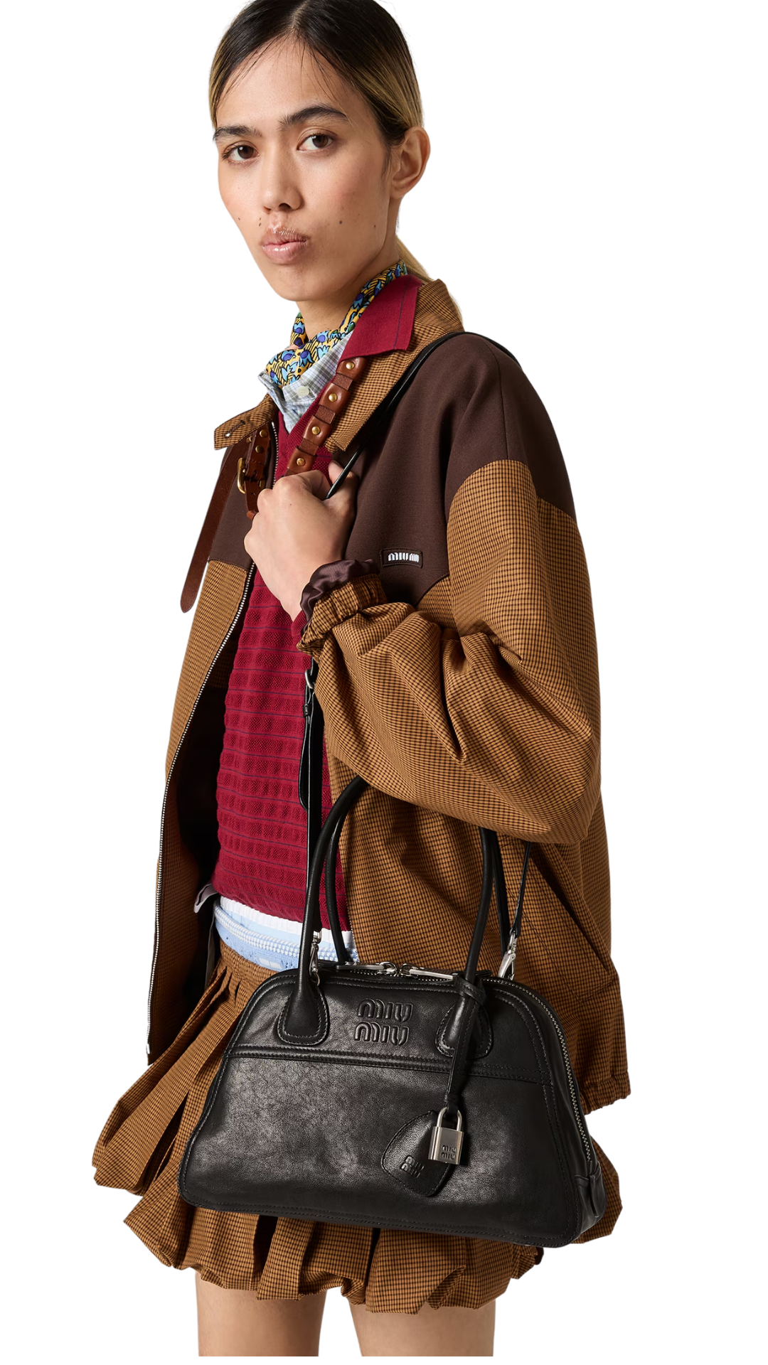 Vivant Nappa Leather Bag in Black