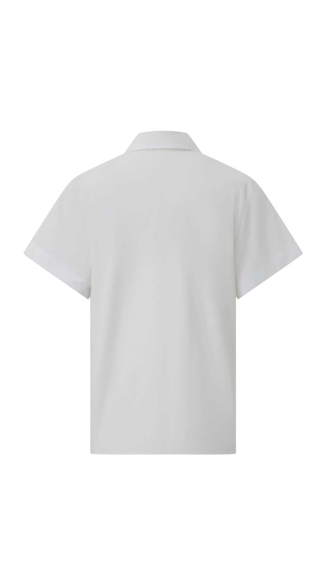 Shirt in White Cotton Poplin