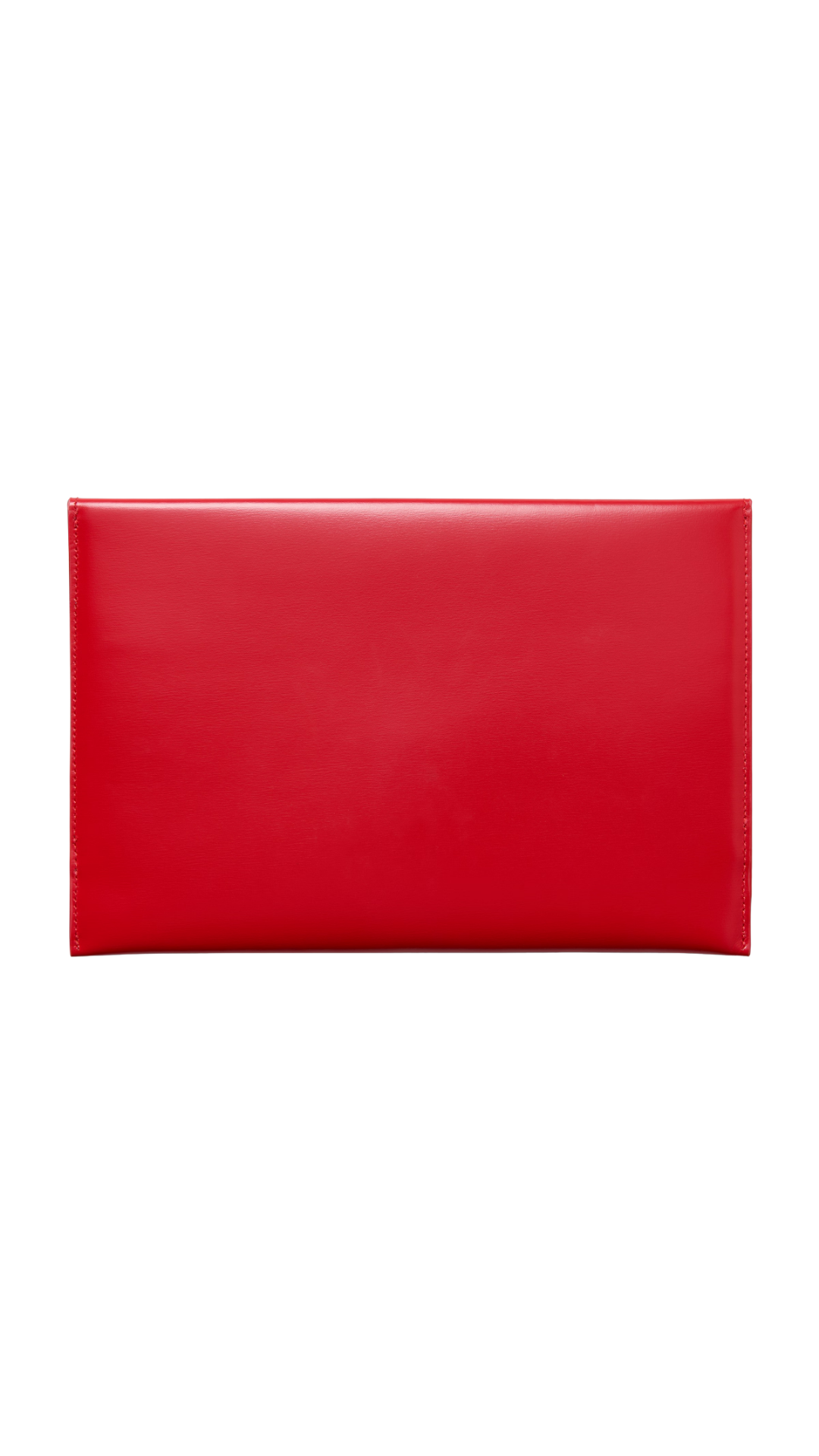 Envelope in Chili Red Shiny Calfskin