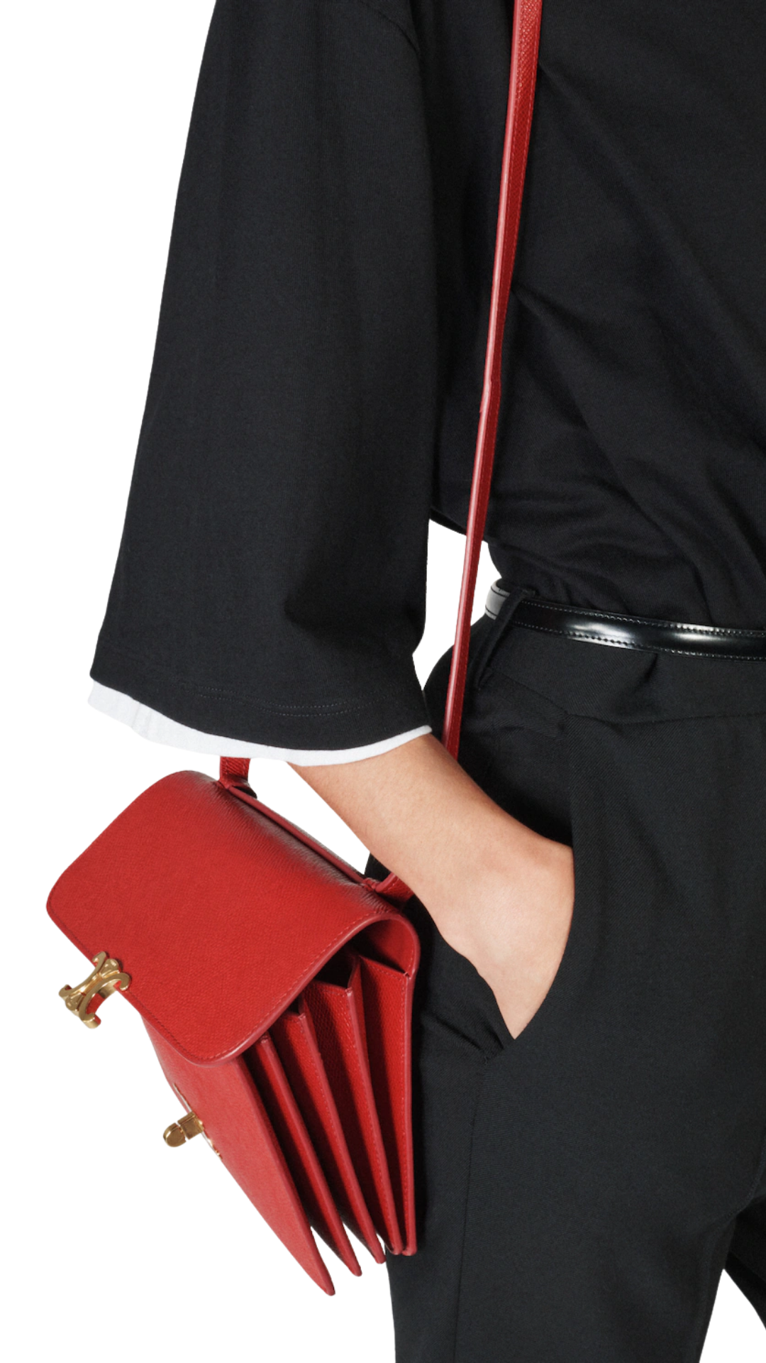 Le 17 in Burnt Red Grained Calfskin