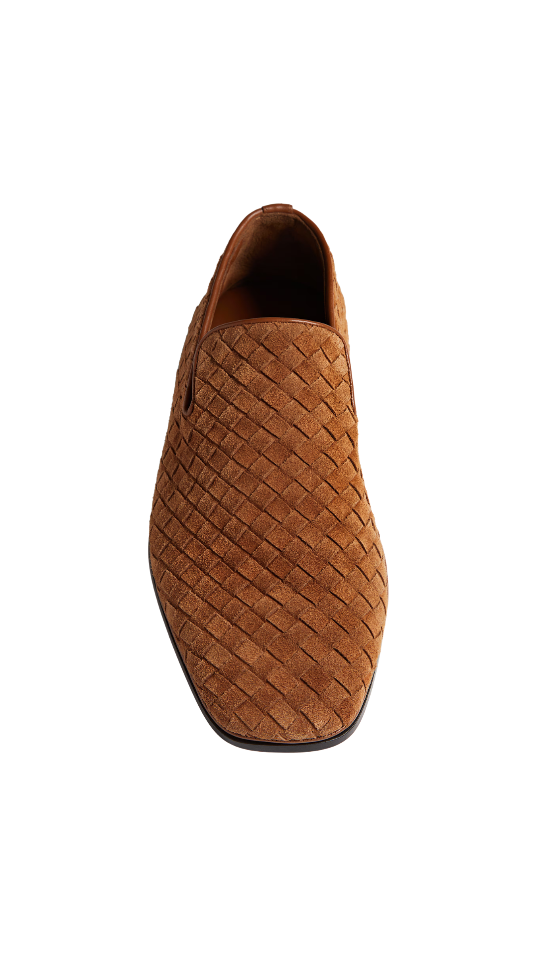 Palazzo Intrecciato Suede Slipper in Tannin