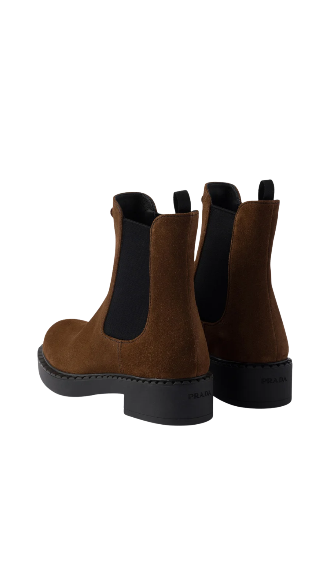 Chocolate Suede Ankle Boots in Dark Brown