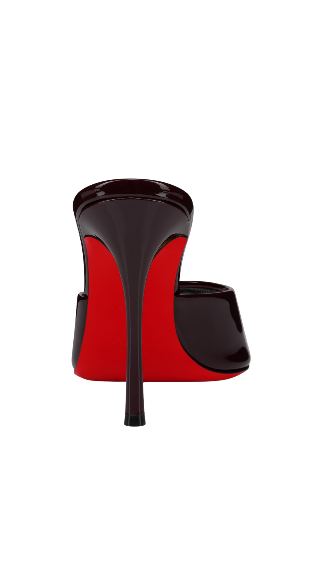 Me Dolly 100 mm Mules - Patent Calf Leather in Dulse