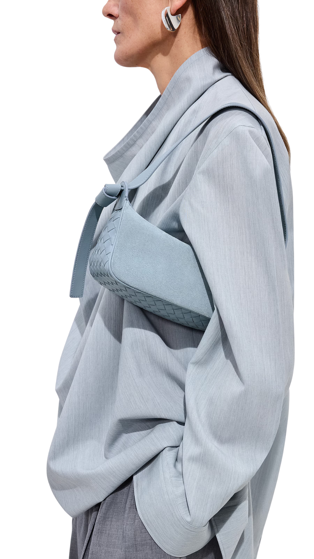Nodo Shoulder Bag in Mineral