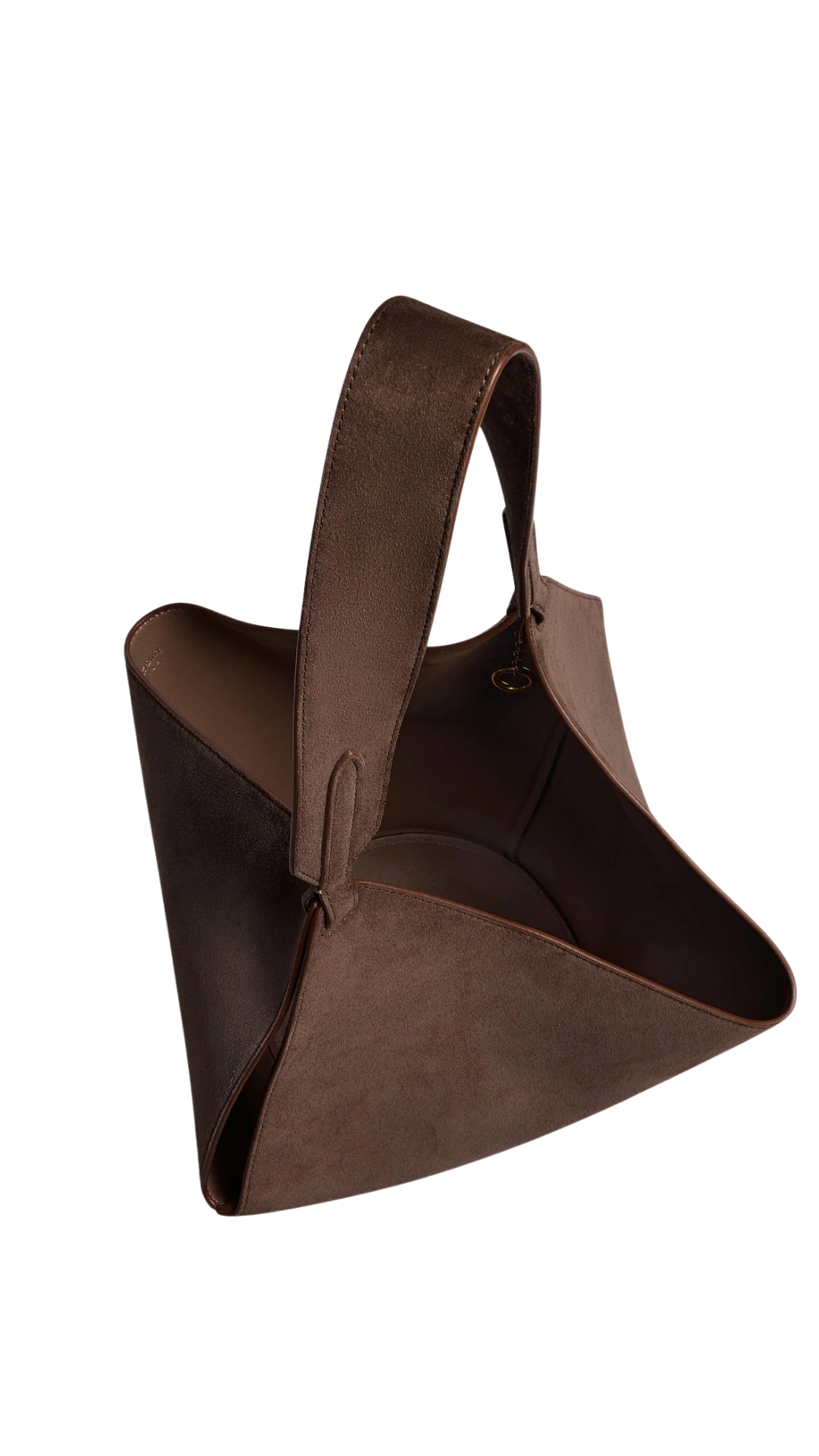 Small Lotus Tote in Cedar Suede