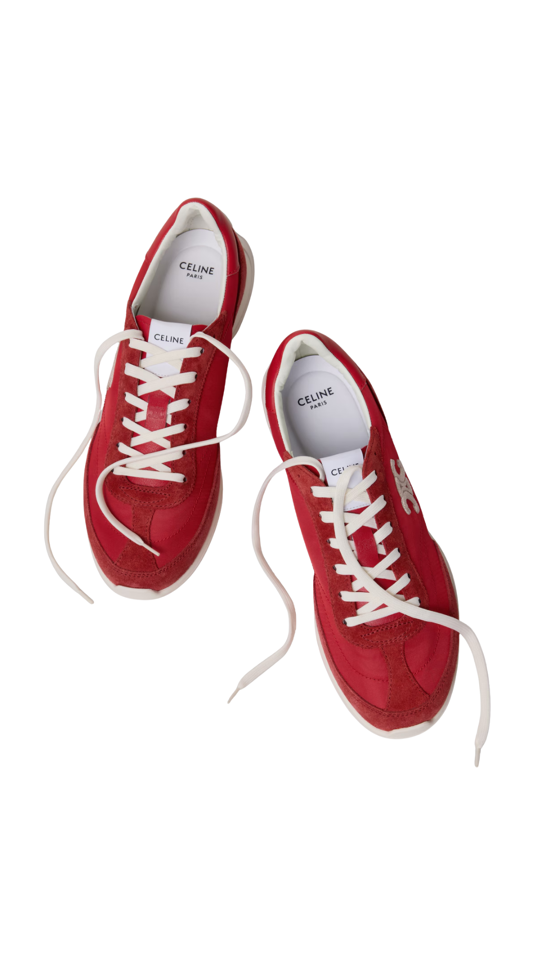 Racer Sneaker in Nylon, Suede Calfskin and Calfskin