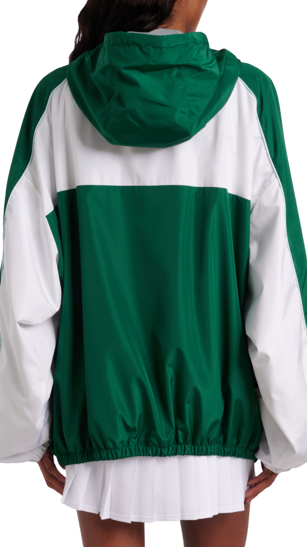Miu Miu x New Balance Poplin Track Jacket in Green