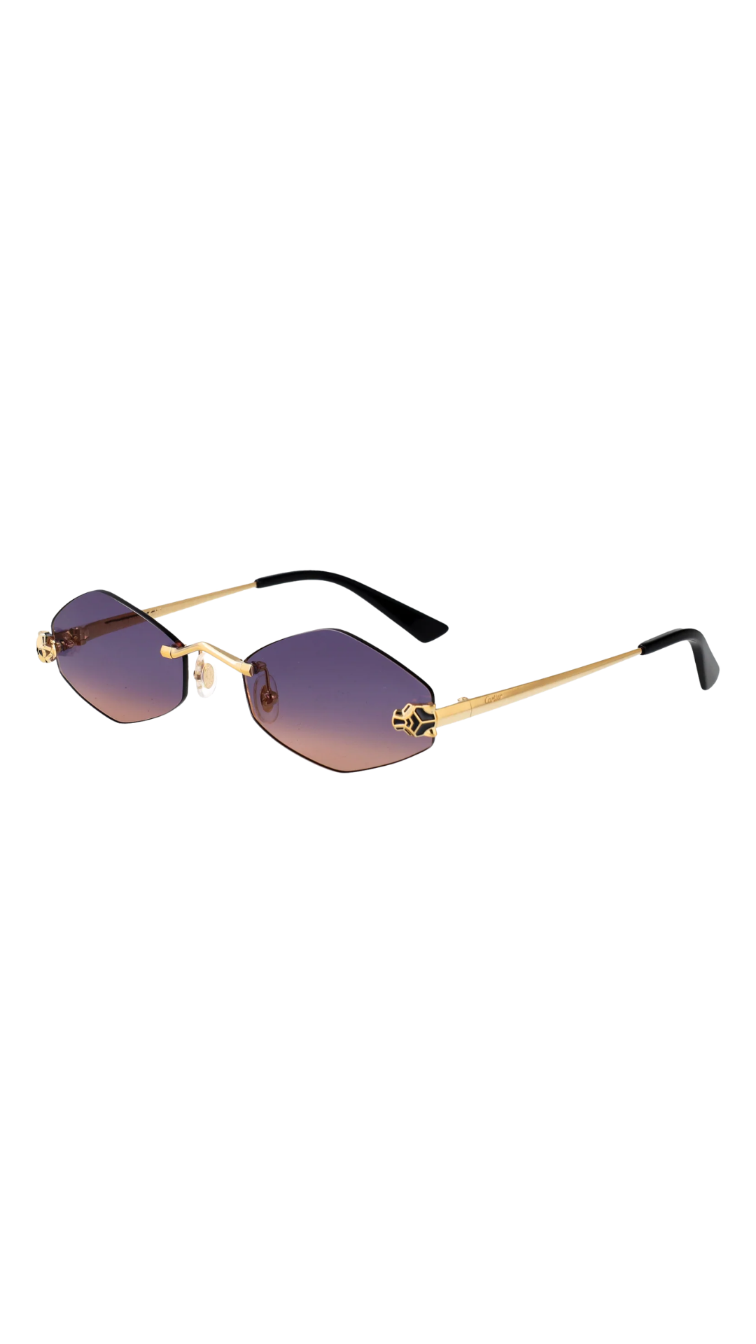 Panthère de Cartier Sunglasses in Gold