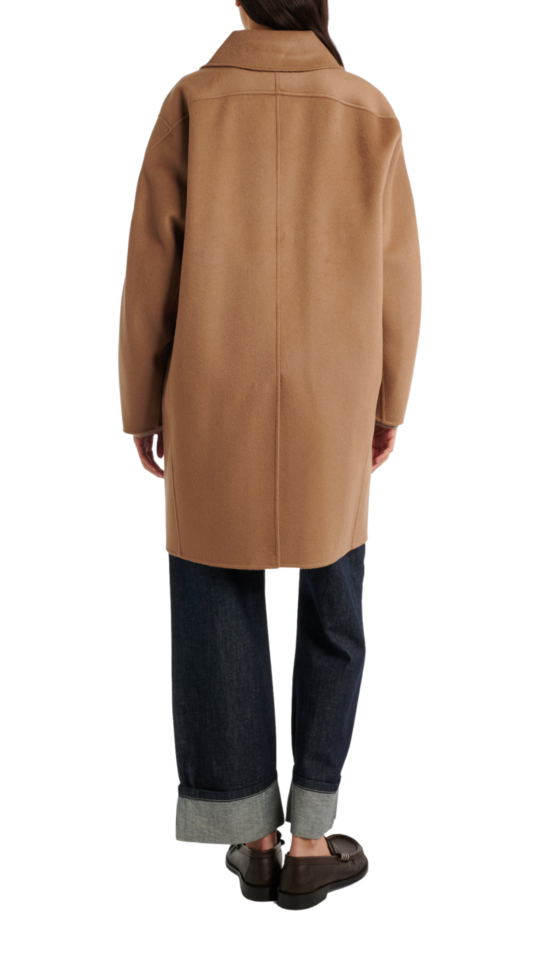 Double-Breasted Virgin Wool Coat