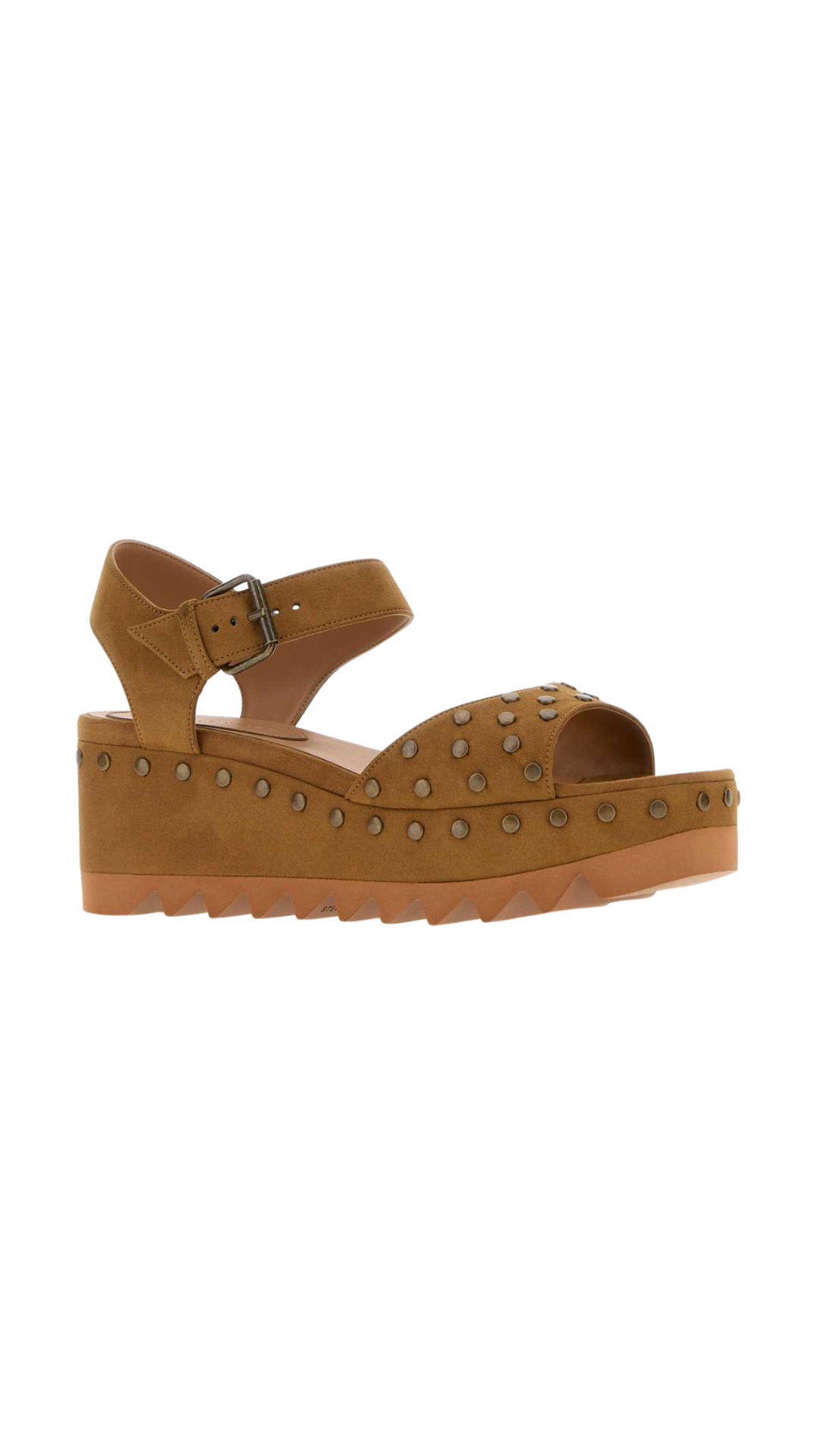 Elyse Platform Sandals in Brown