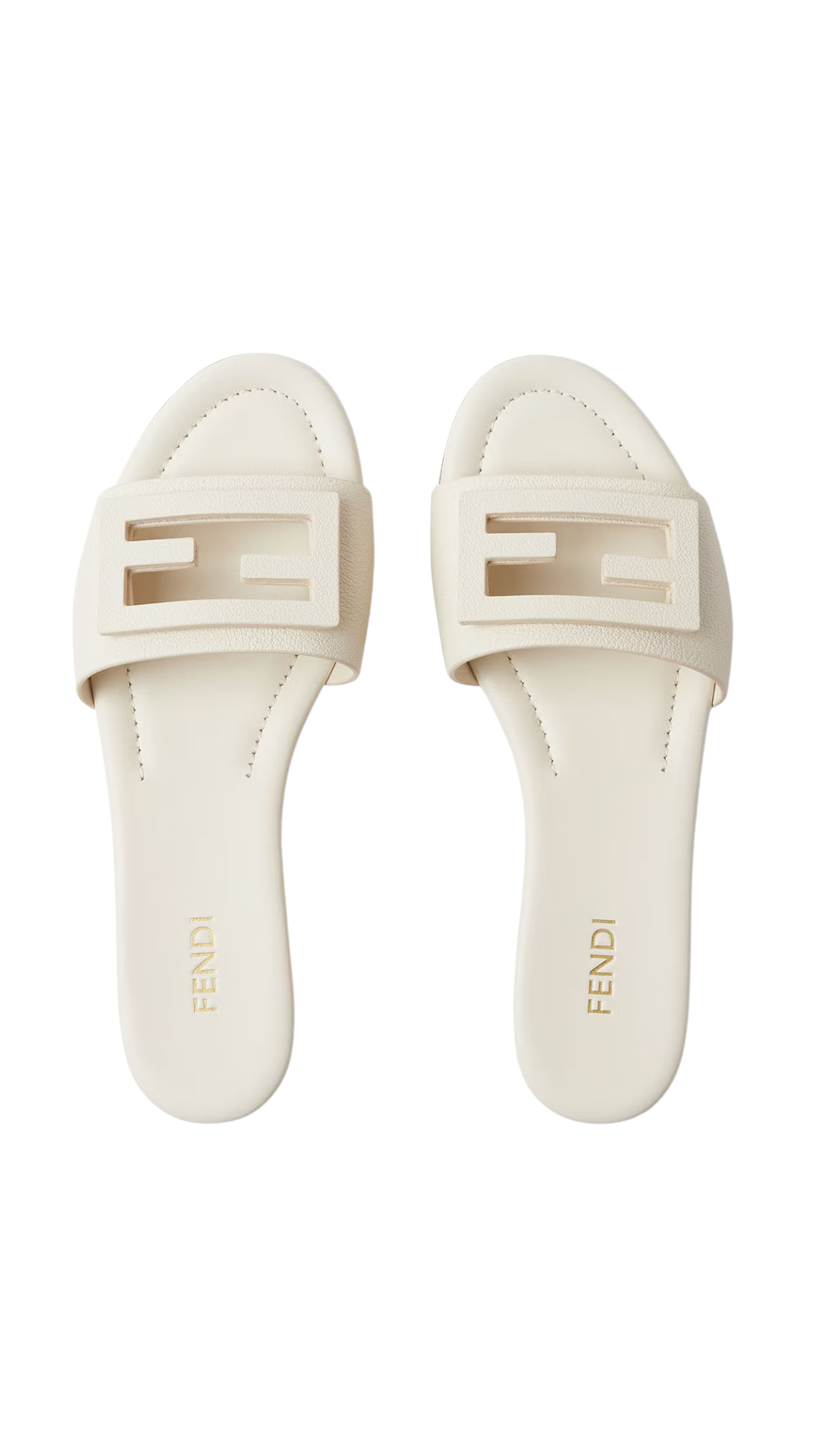 Baguette in Beige Leather Slides