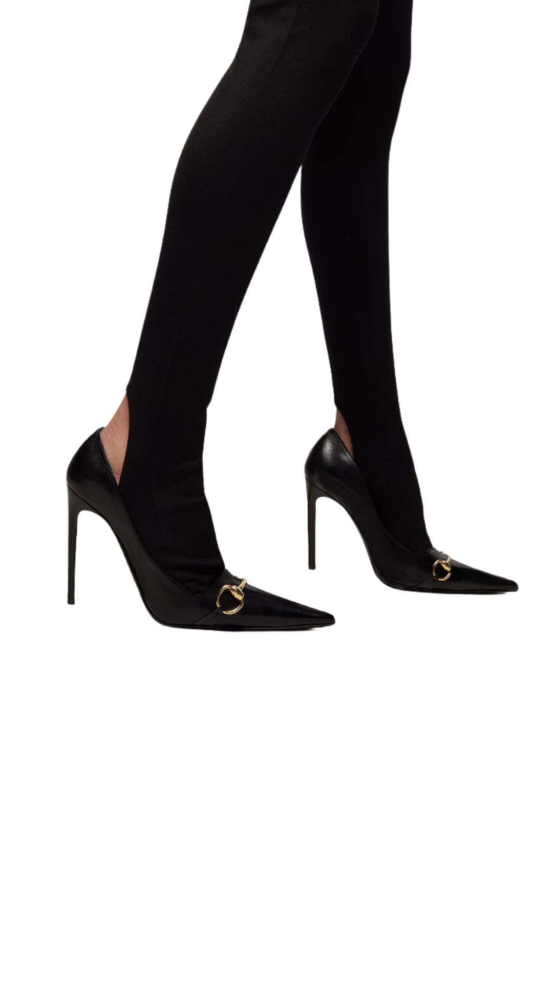 Donna Pump in Black Leather