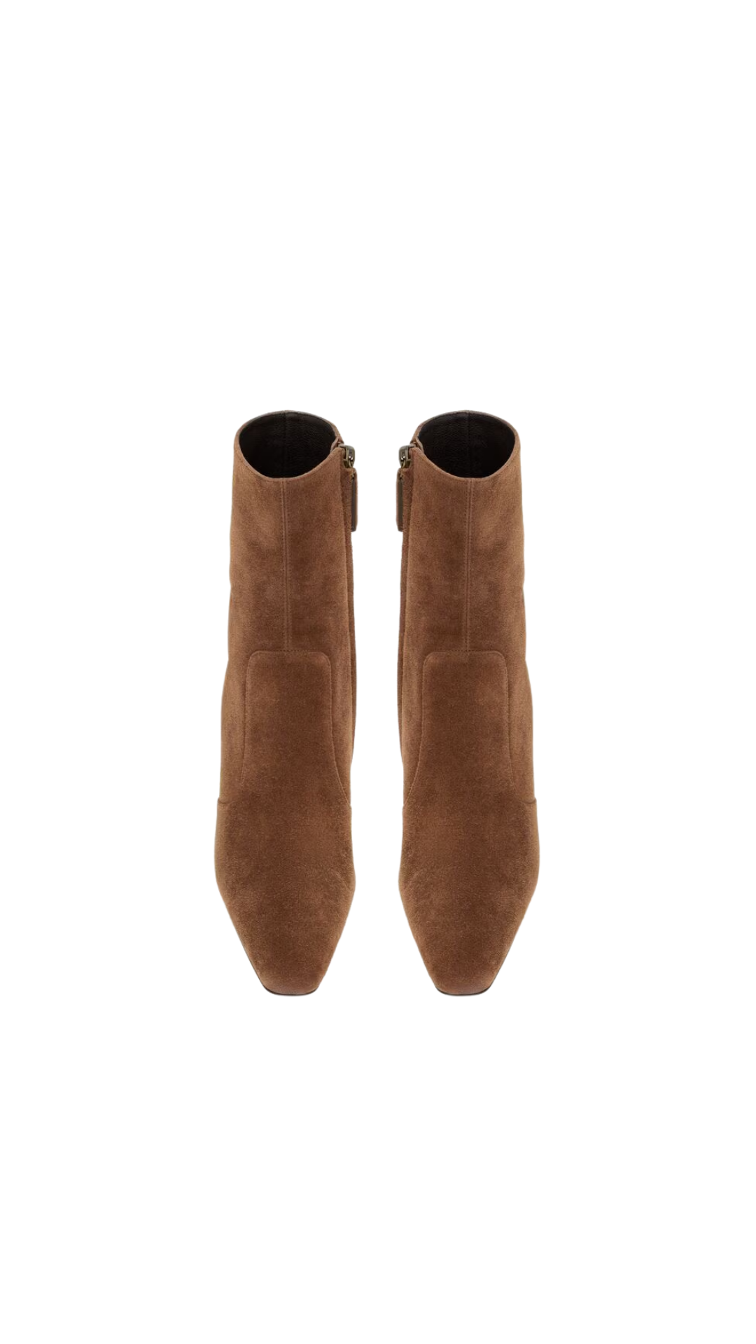 Opyim Booties in Dark Havana Suede