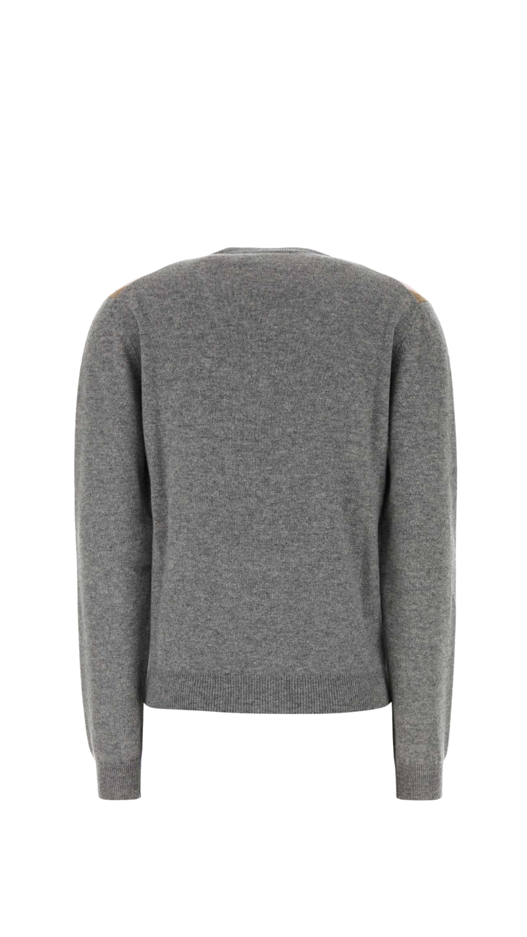 Cashmere Sweater in Cinnamon/Pink/Grey