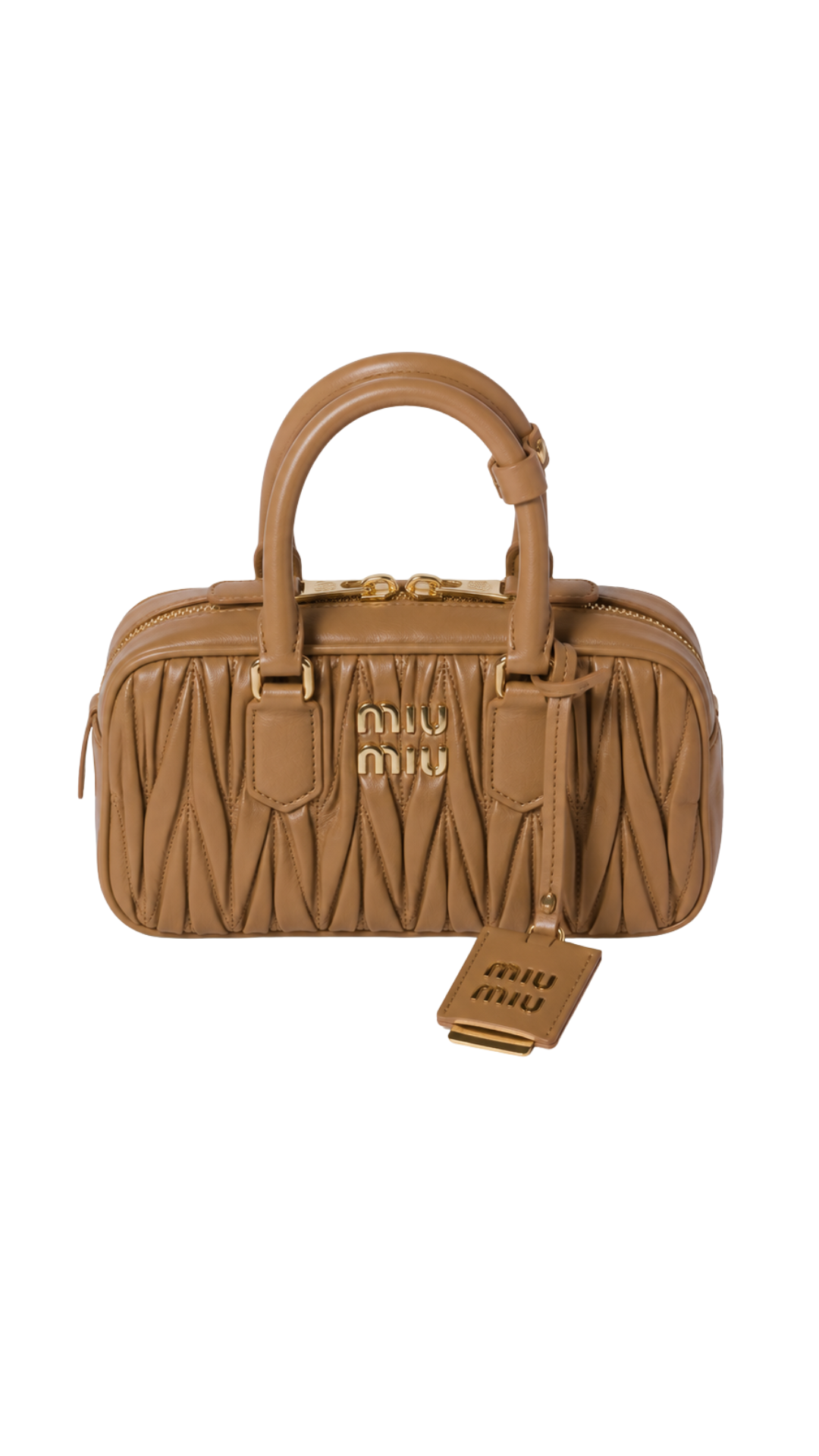 Minibolso Arcadie Matelassé de piel Nappa en negro