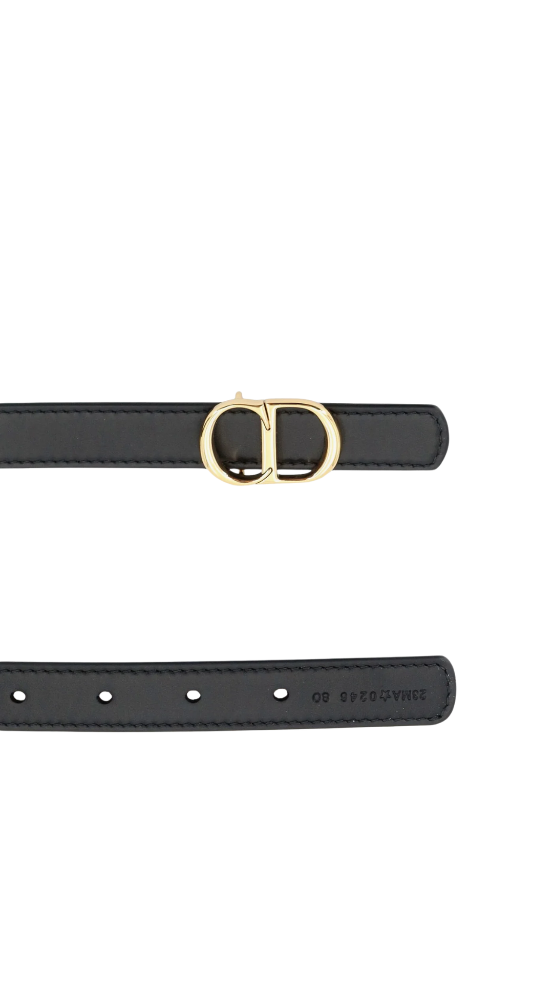 CD Icon Belt in Black