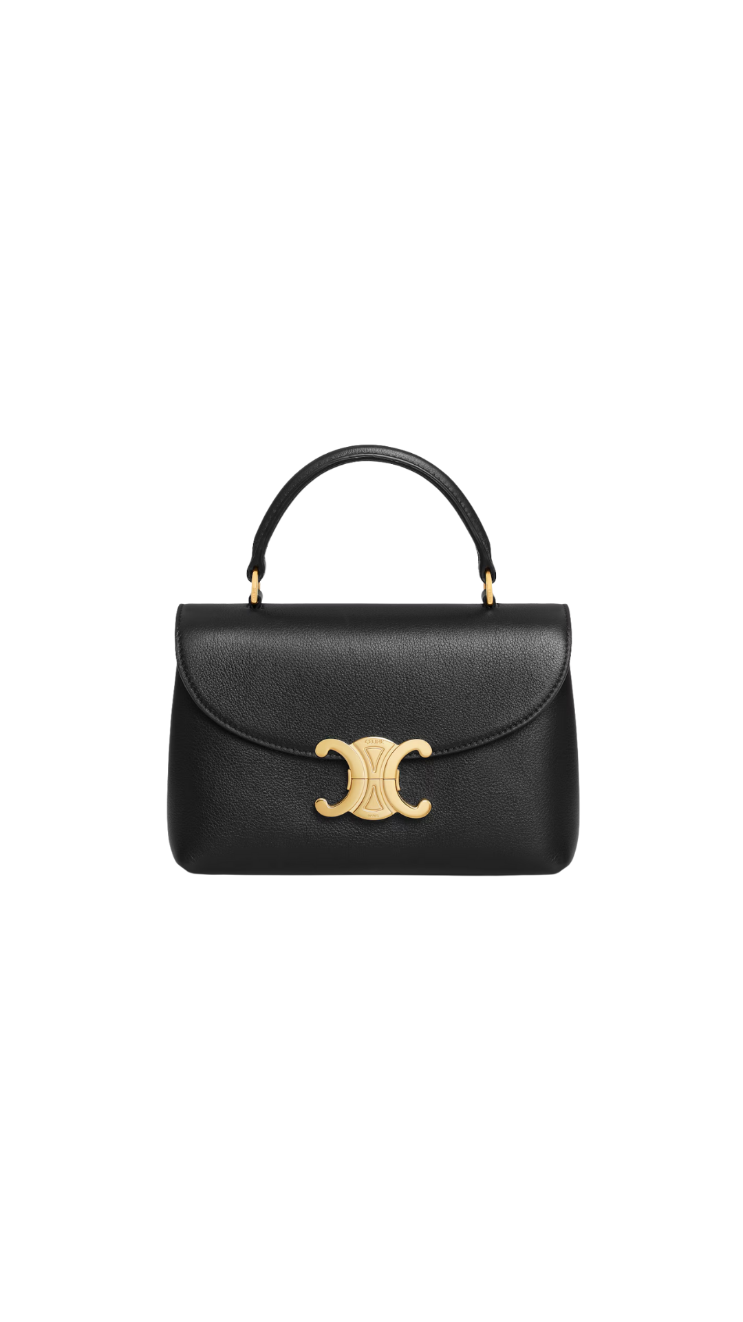 Teen Nino Bag in Black Supple Grained Calfskin