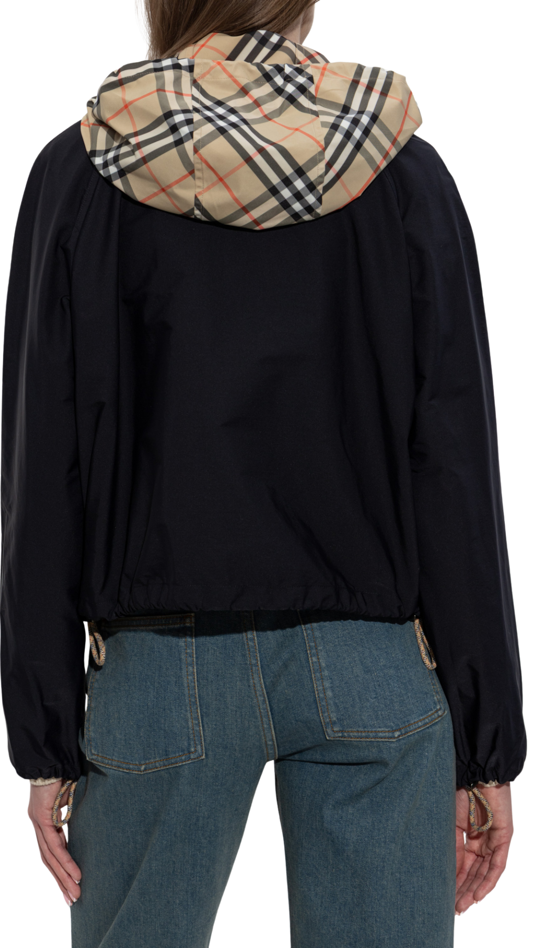 Black Jacket With Detachable Hood 'Newcott'