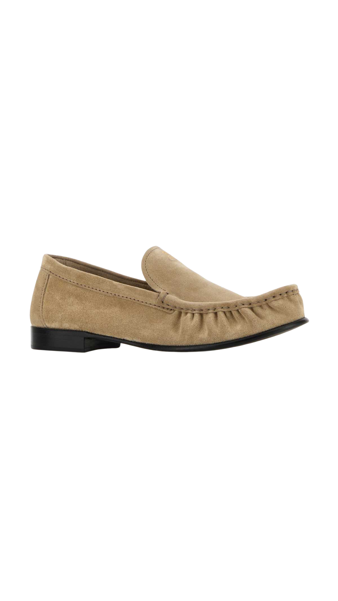 Suede Loafers in Desert Beige