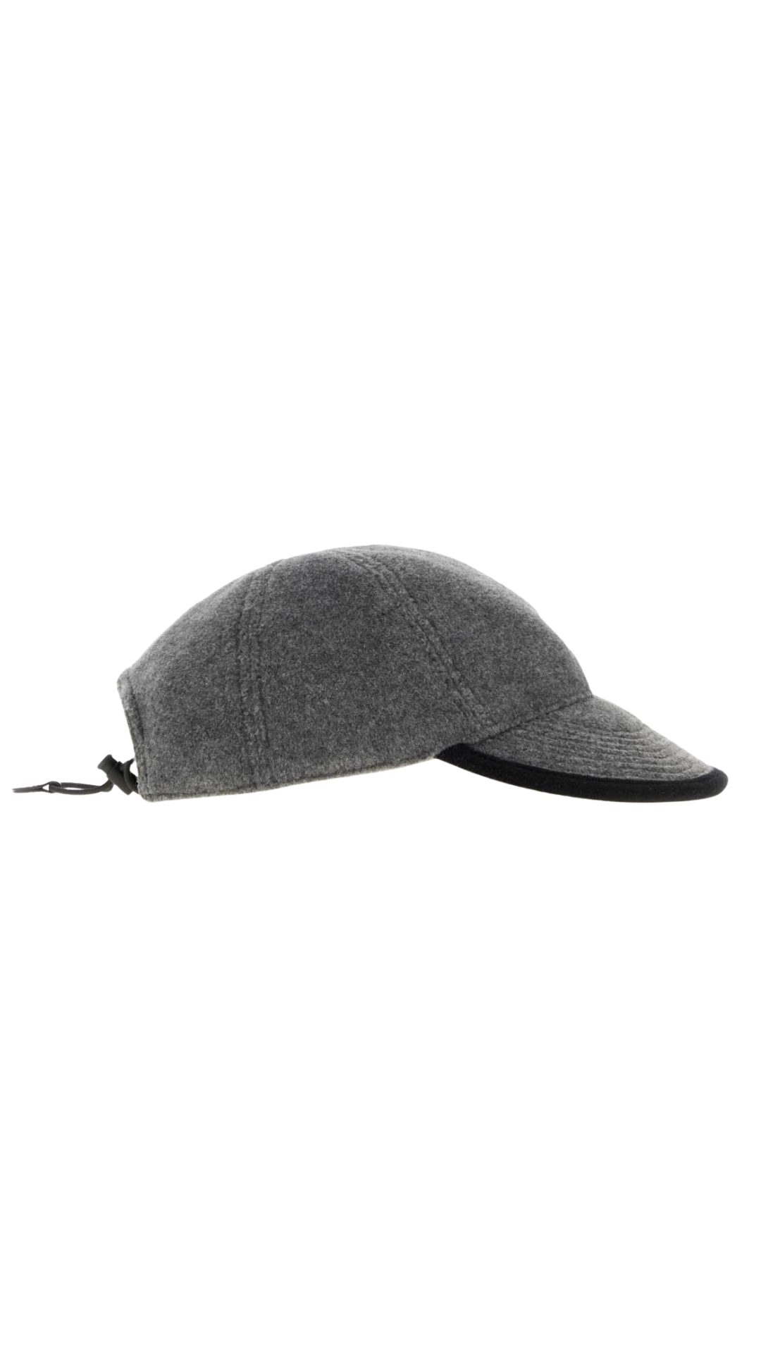Fleece Baseball Cap in Grey