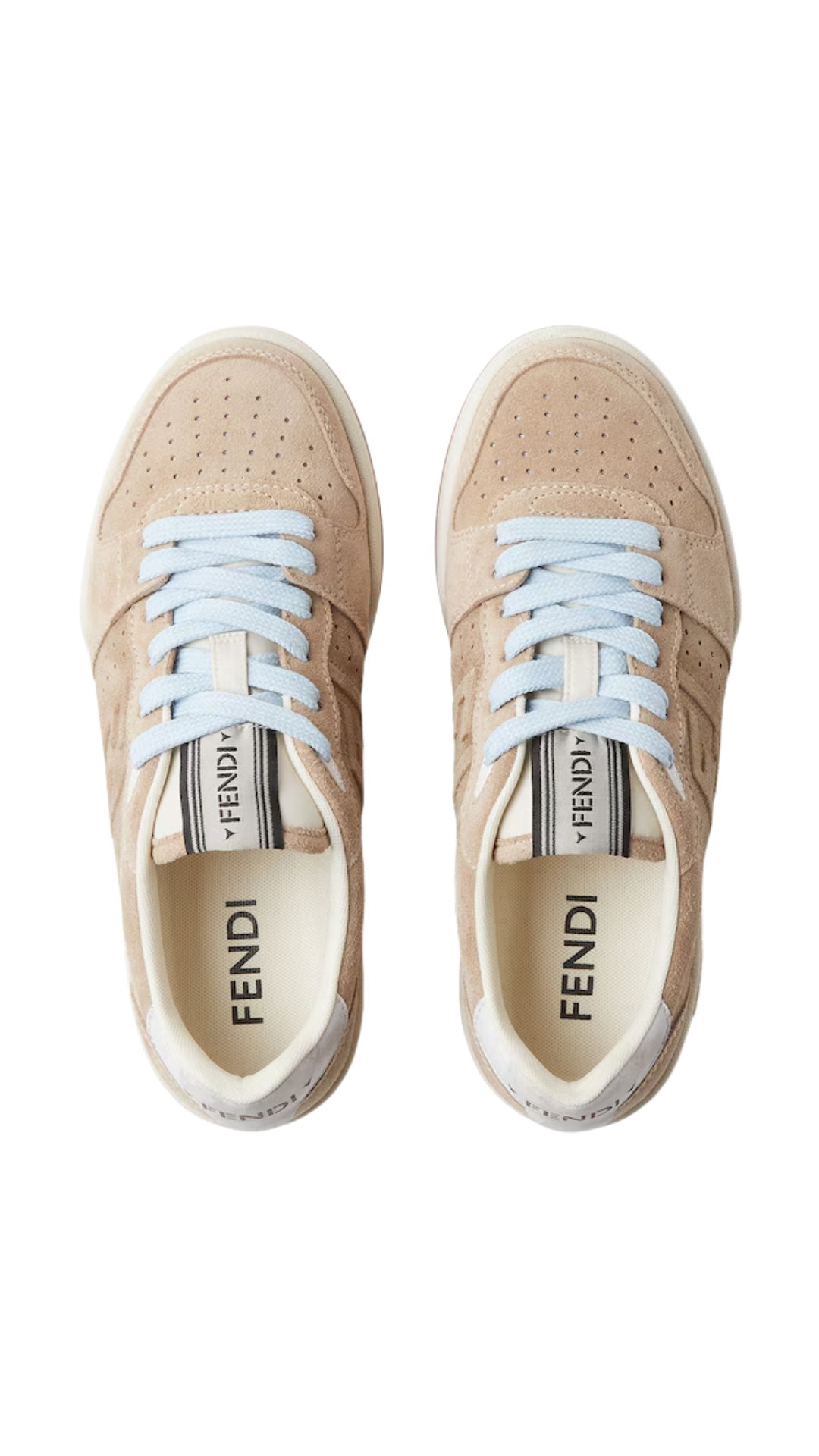Match Sneakers in Ecru Suede Low-Tops