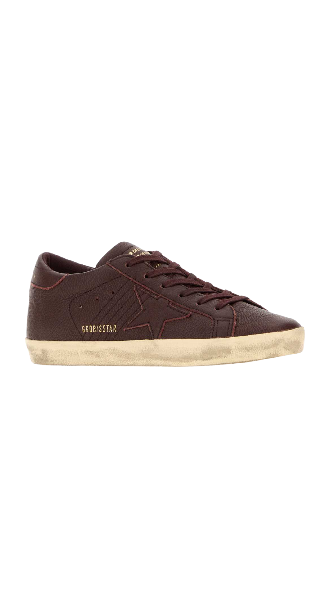 Super-Star in Dark Brown Leather with Leather Star
