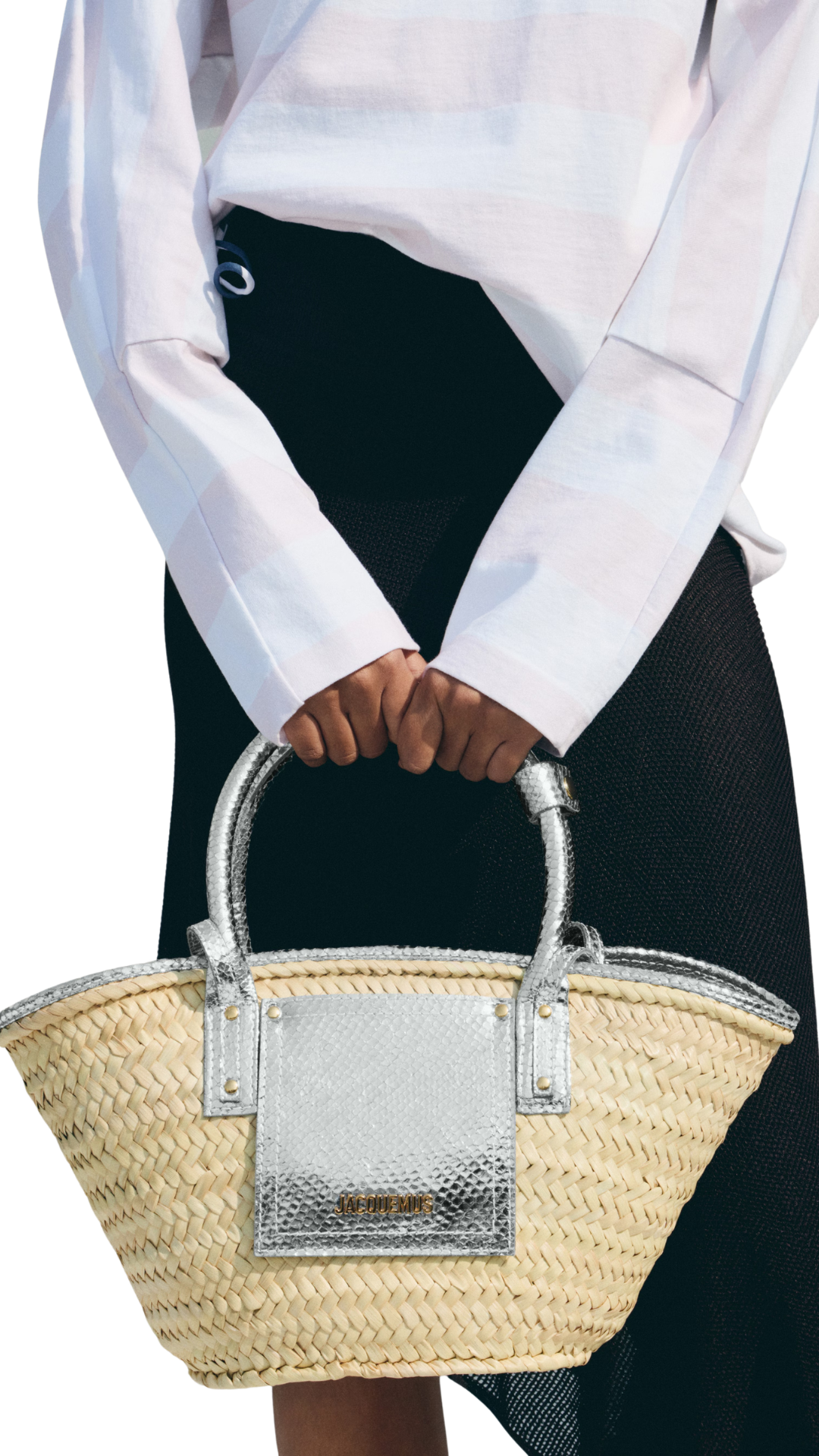The Small Soli Basket in Silver
