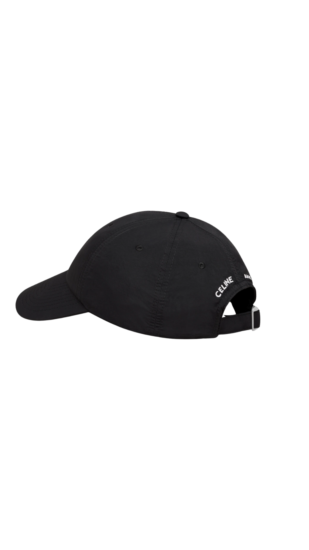 Triomphe Richelieu Cap In Black Nylon