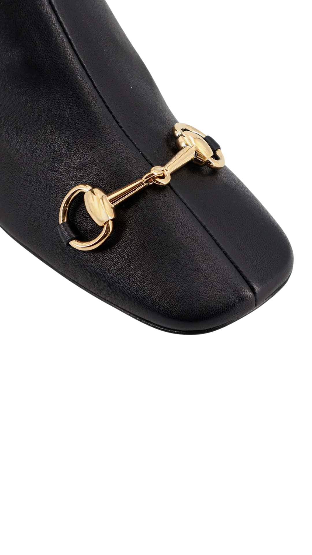 Signora Bootie in Black Soft Stretchy Leather