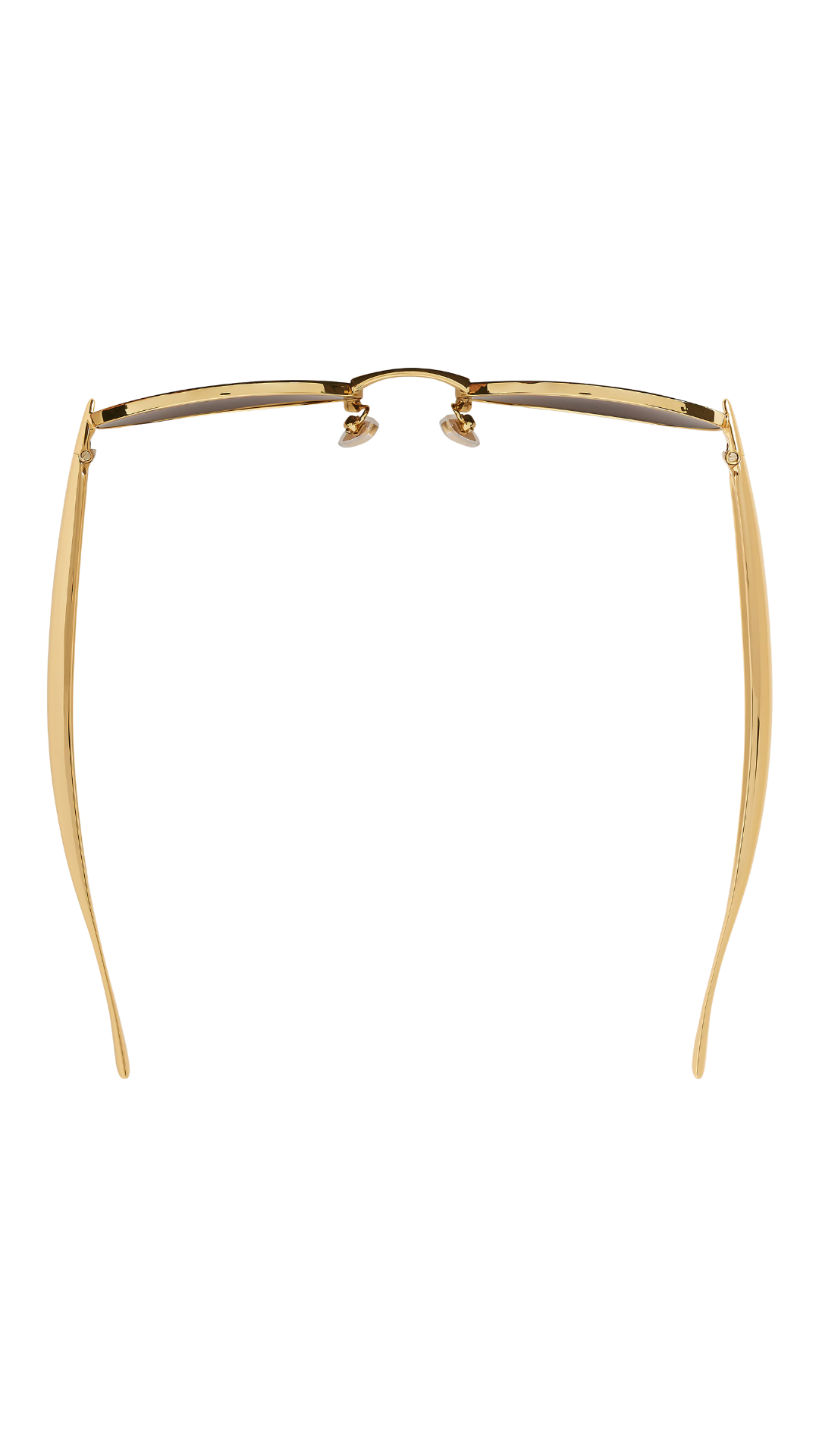 Sardine Oval Sunglasses in Gold/Grey