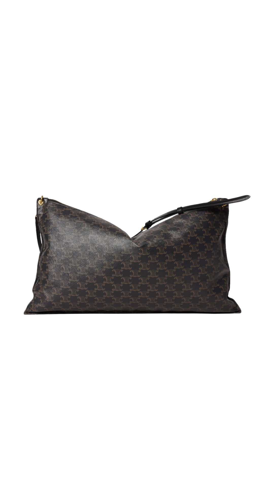 Pillow Bag in Black Toile Triomphe