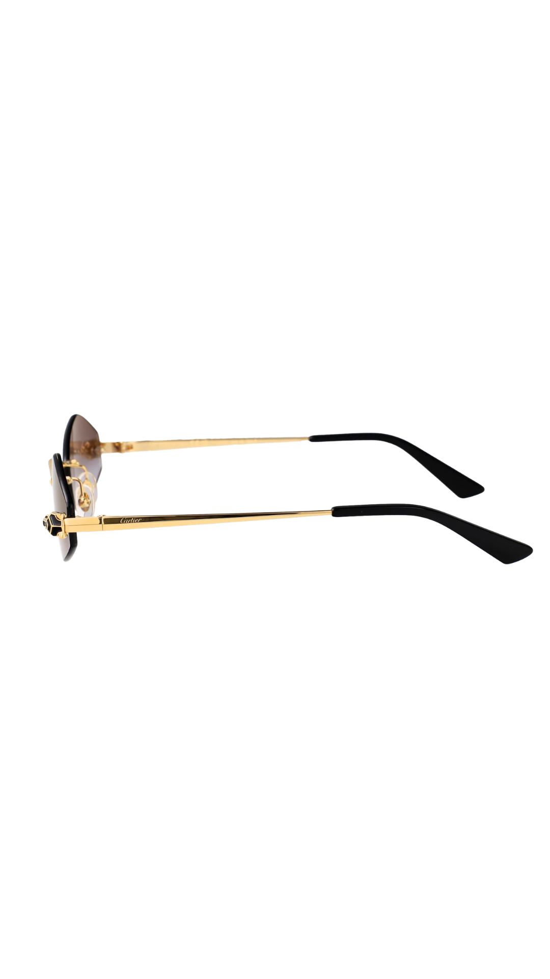 Panthère de Cartier Sunglasses in Gold/Grey