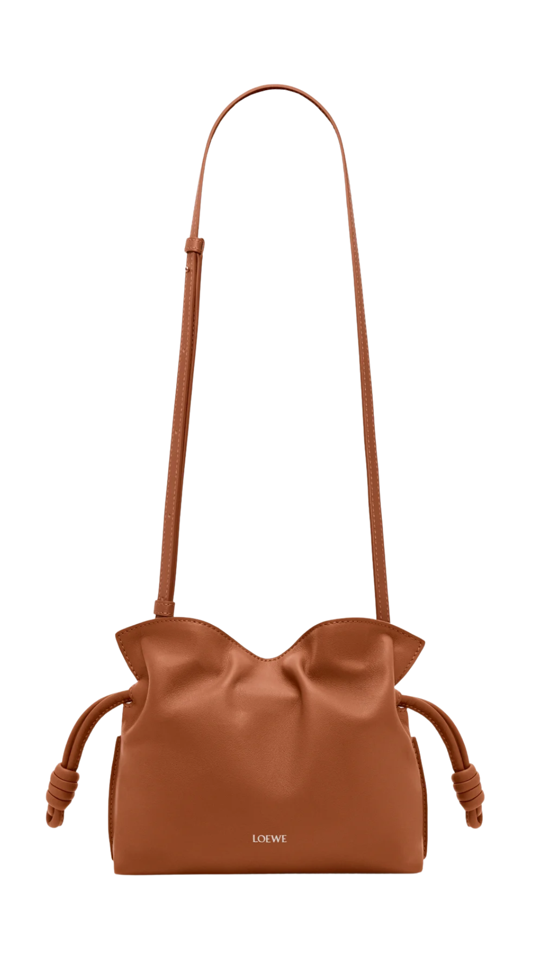 Mini Flamenco Clutch in Squirrel Nappa Calfskin