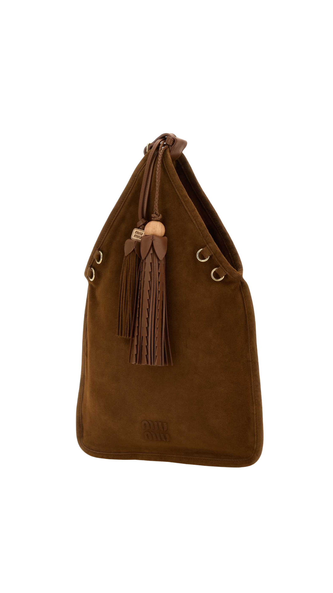 Suede Bag in Brown