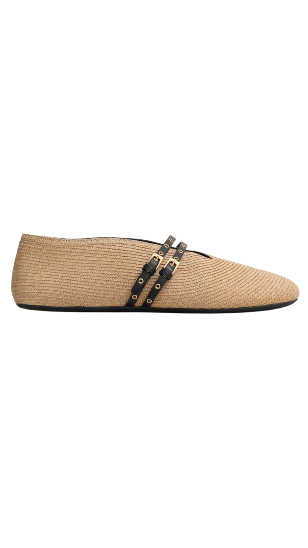 Ballet Flats in Paper Straw Natural – The Source