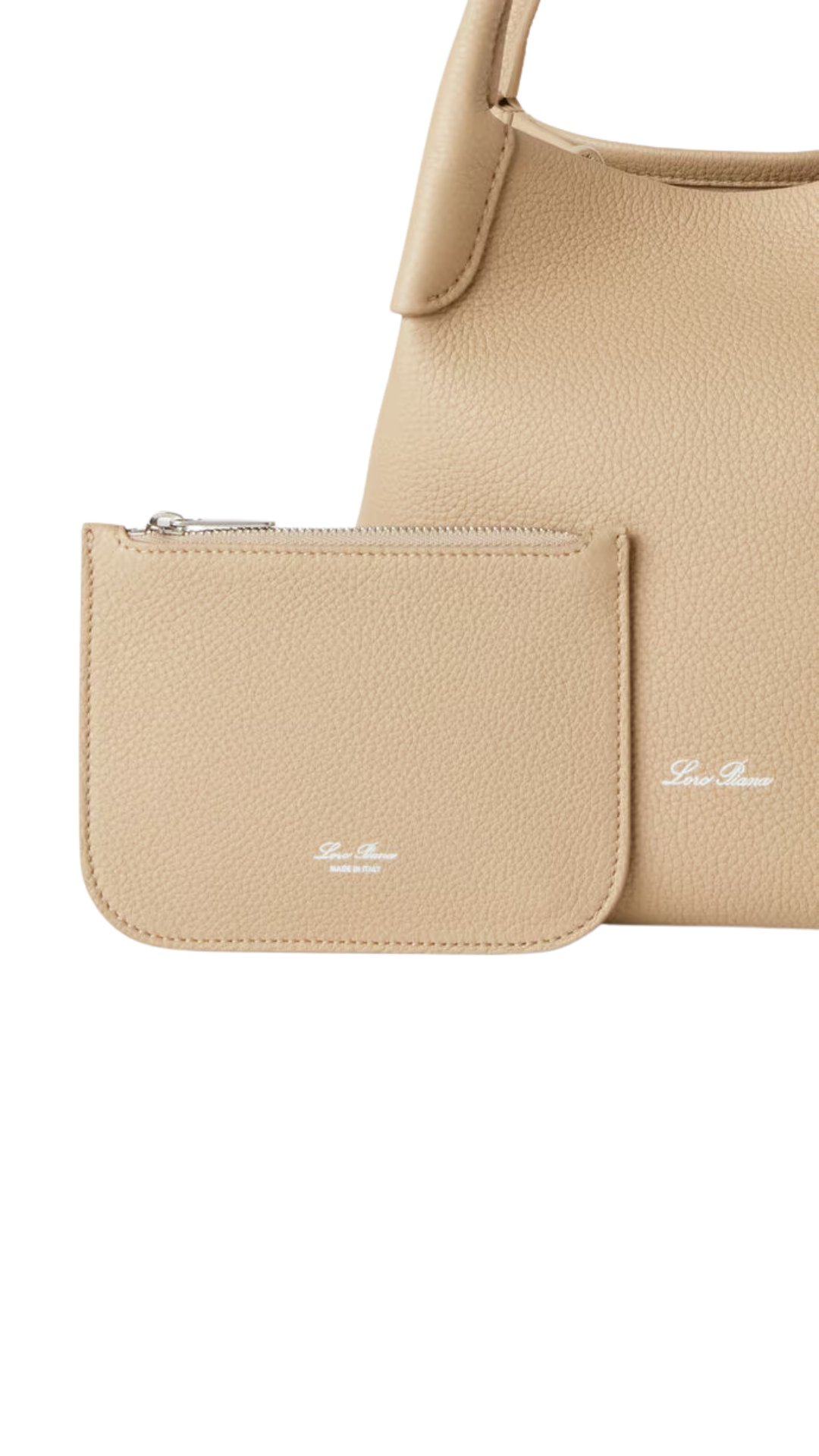 Bolso pequeño Bale en masilla claro/plata envejecida