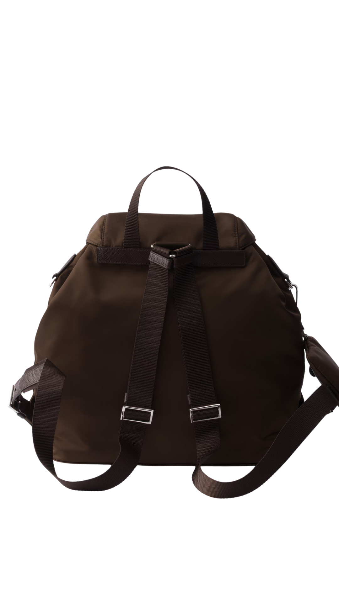 Medium Re-Nylon Backpack in Sienna