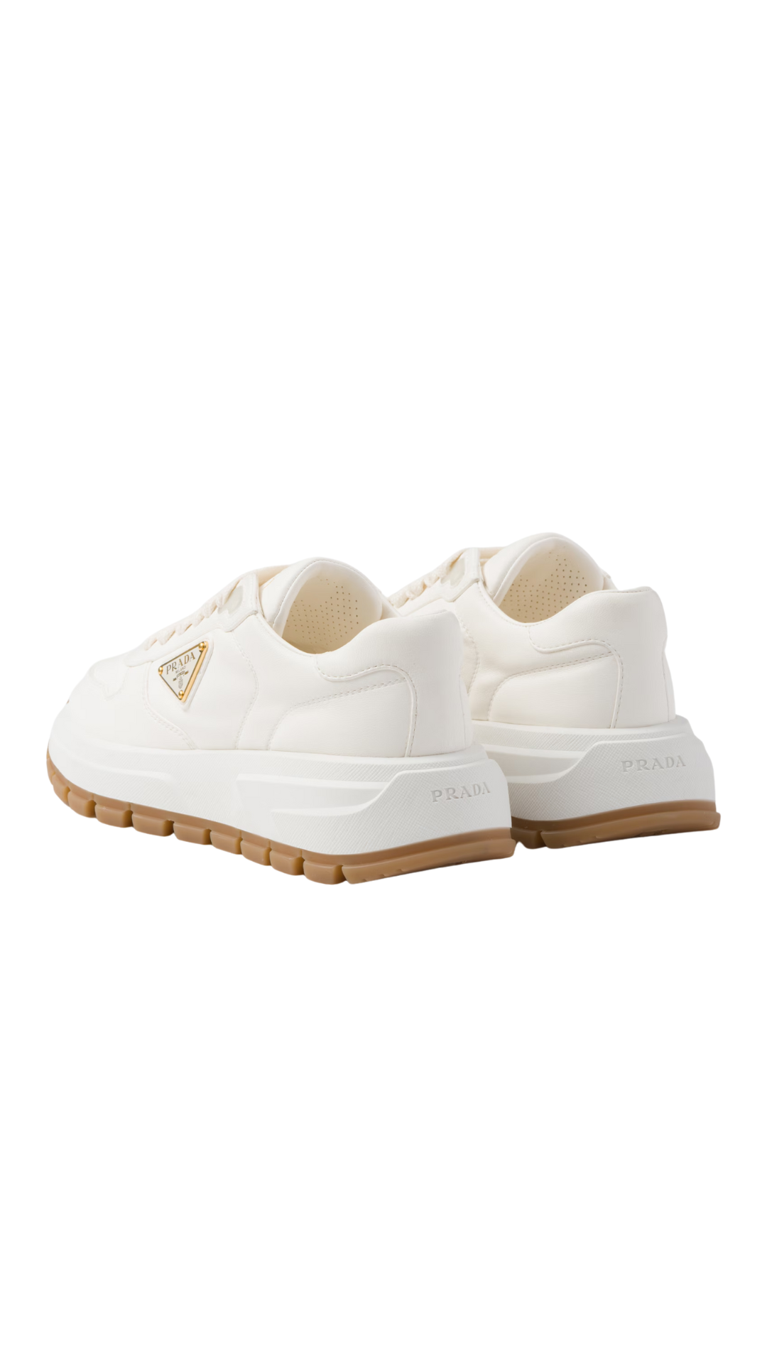 Prax 01 Leather Sneakers in Ivory