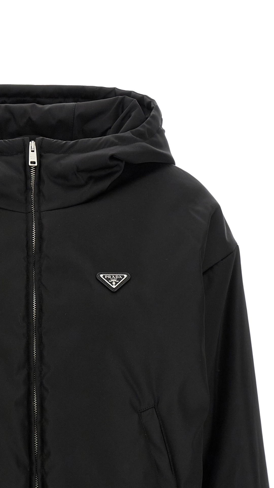 Re-Nylon Blouson Jacket in Black